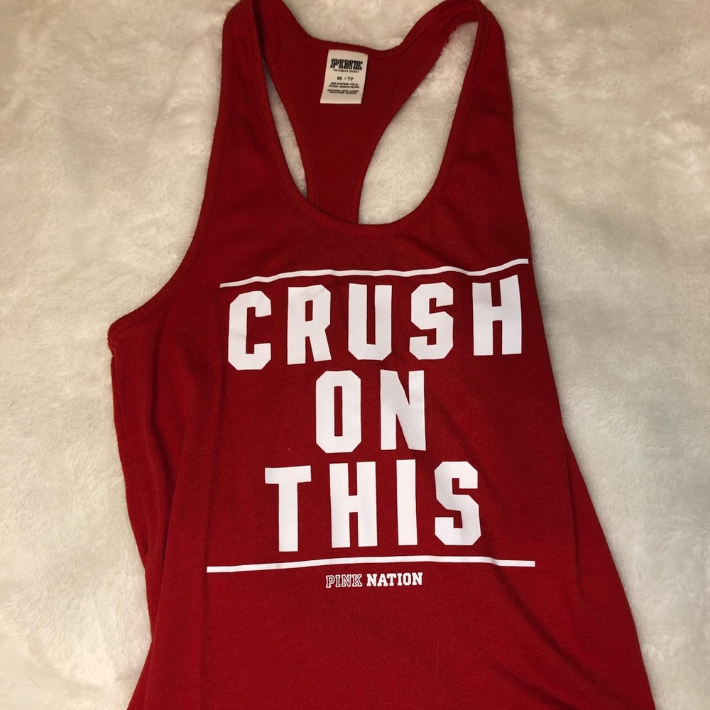 Pink running tank top!
